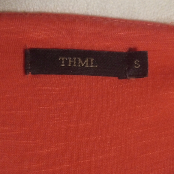 THML Boho Embroidered Flowy Tank Style Lined Maxi Dress Melon Size Small - Picture 8 of 9